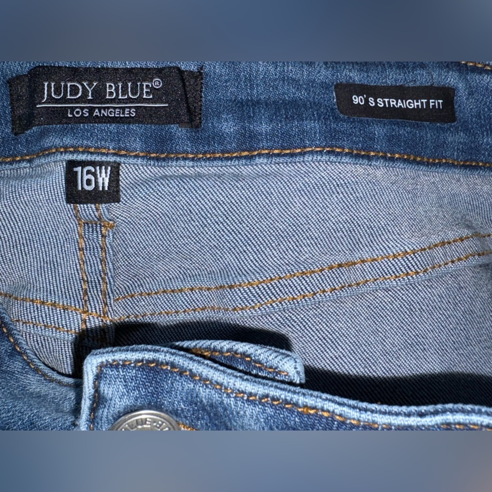 Judy Blue 90's straight fit jeans women's sz 16W EUC LN JB88661 - Picture 7 of 8